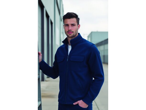 Chaqueta softshell Avalon cortavientos tres capas detalle 1