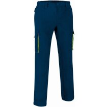 Pantalón Thunder sarga bicolor multibolsillos