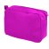 Neceser Melanie impermeable con forro canvas y cinta lateral Rosa magenta