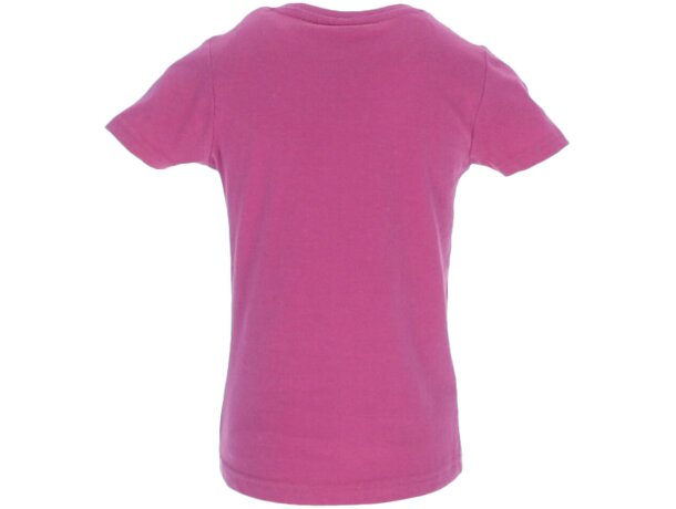 Camiseta niña manga corta Penelope algodón ring spun 160 g/m² detalle 4