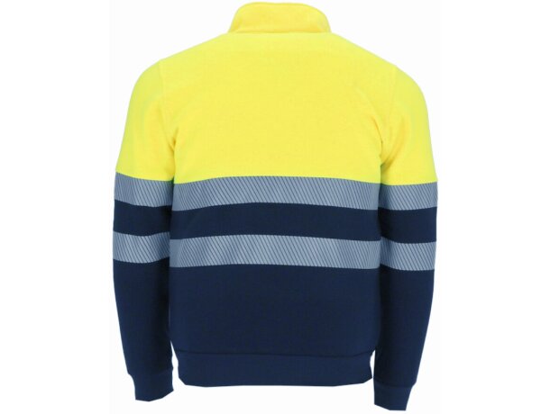 Sudadera alta visibilidad Stirling con bandas reflectantes detalle 4