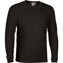 Camiseta de manga larga adulto Valento negra