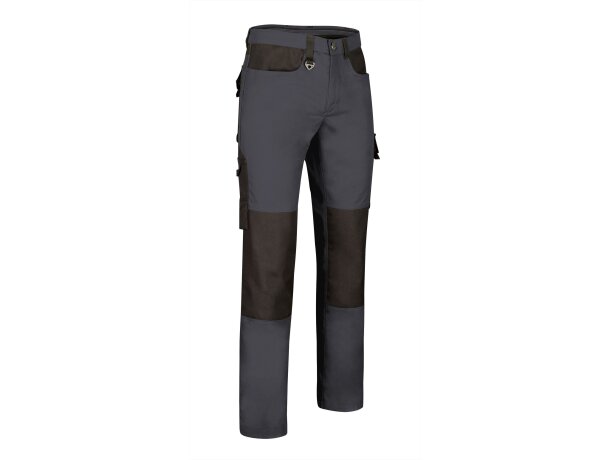 Pantalón trabajo Dynamite canvas bicolor multibolsillos con logo detalle 1