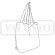 Bolsa Greta de algodón natural reutilizable 40x40 cm detalle 1