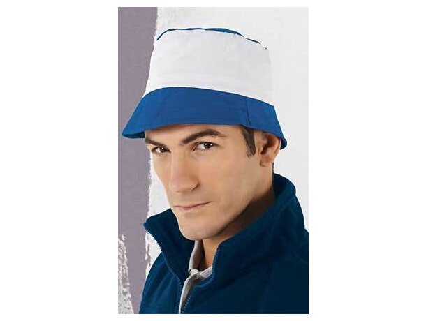 Gorro de algodón combinado para la playa Valento personalizado