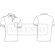 Polo manga corta unisex con bolsillo en pecho de poliéster 170 g/m2 California detalle 1