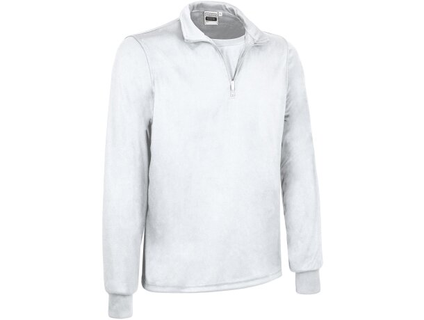 Polo serigrafiado Nairobi térmico antibacteriano azul marino detalle 1