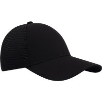 Gorra Orlando adulto negra transpirable deporte