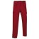 Pantalón multibolsillos unisex con pinzas en varios colores Valento rojo