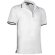 Polo de manga corta unisex de golf 220 gr Valento blanco original