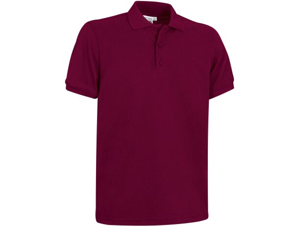 Polo Hamburgo piqué bicolor cuello tricotosa tallas hasta 3XL detalle 1