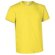 Camiseta manga corta de 160 gr 100% algodón Valento amarilla