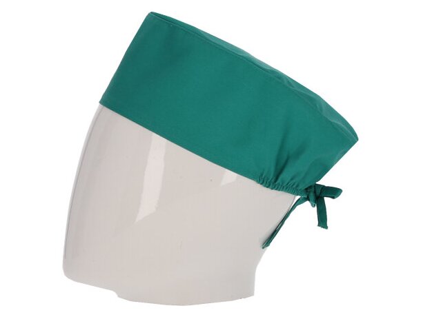 Gorro quirófano Vademecum en sarga mezcla resistente detalle 3
