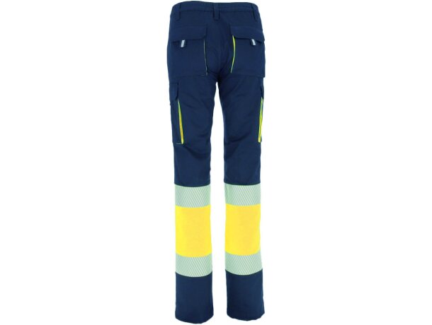 Pantalón alta visibilidad Aberdeen bicolor multibolsillos detalle 4
