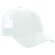 Gorra Memphis con rejilla transpirable y ajuste regulable Blanco