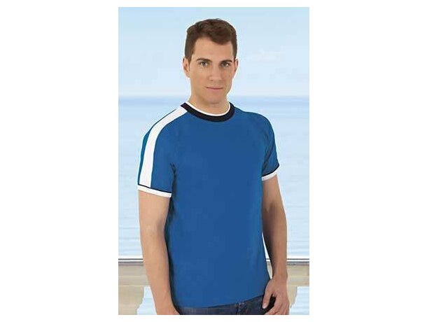 Camiseta manga corta combinada Valento 160 gr Valento barata