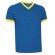 Camiseta manga corta cuello contrastado Valento Valento azul royal