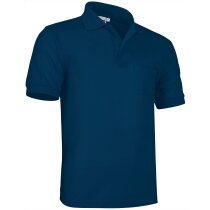 Polo Neptune piqué azul marino bolsillo reforzado