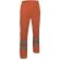 Pantalón cómodo de poliester con reflectantes Valento naranja economico