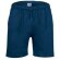 Pantalón corto de felpa Valento personalizado azul
