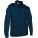Polo de manga larga de marca de poliéster 200 g/m2 Darwin Azul marino orion