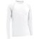 Camiseta térmica elástica Syrax con tecnología seamless Blanco