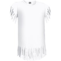 Vestido Indiana con flecos para promocionar eventos