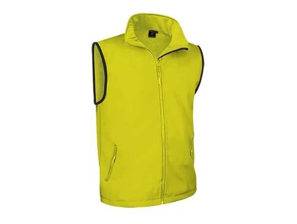 Chaleco de cuello alto multicapa Valento amarillo alta visibilidad original