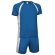 conjunto de fútbol camiseta mas pantalón colores surtidos Valento azul