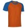 Camiseta manga corta contrastada de Valento 160 gr Valento natural