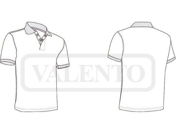 Polo manga corta Sailer para trabajo en industria alimentaria detalle 1