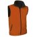 Chaleco de cuello alto multicapa Valento naranja con logo