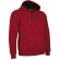 Sudadera de felpa Valento roja