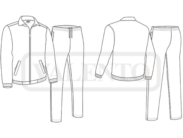 Conjunto deportivo Centric con forro térmico para niño y adulto detalle 1