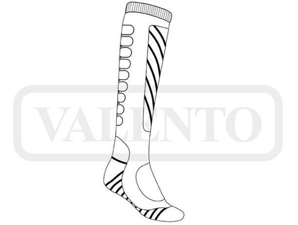 Calcetín térmico Ordesa de algodón con refuerzos detalle 1