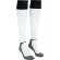 Medias fútbol Trafford bicolor con refuerzos en talón y puntera Blanco/negro