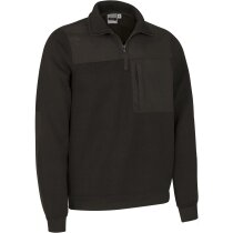 Jersey Randy azul marino con cremallera central