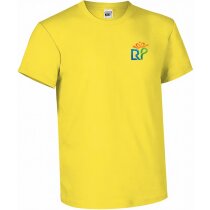 Camiseta Bike de algodón ring spun con cuello redondo elástico