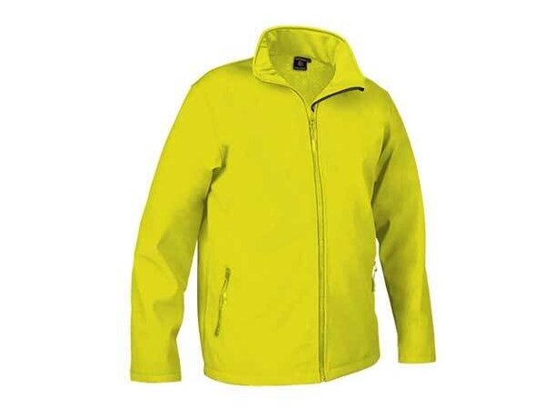 Chaqueta de poliester deportiva Valento amarillo alta visibilidad