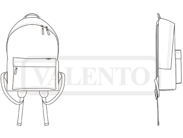 Mochila infantil poliéster 550 g/m2 detalle 1