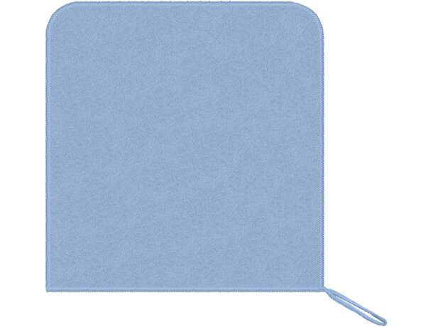 Paño Bremen microfibra gamuza 30x30 cm con colgador integrado detalle 1