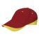 Gorra llamativa de colores combinados Valento azul royal para empresas