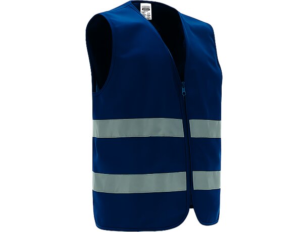 Chaleco alta visibilidad Morgan con bandas reflectantes detalle 1