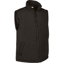 Chaleco Portland azul con impresión y tres bolsillos