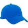 Gorra Caribbean de sarga con panel frontal liso para sublimación Azul royal