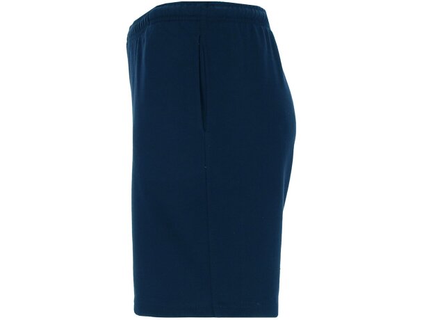 Pantalón corto deportivo Galius azul marino con cintura elástica detalle 3
