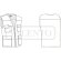 Chaleco trabajo ligero Thunder bicolor multibolsillos detalle 1