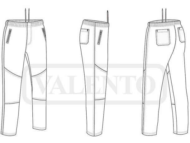 Pantalón térmico Cyborg con perchado interior y cordón ajustable detalle 1