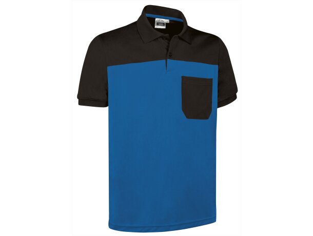 Polo Typhoon técnico transpirable bicolor manga corta unisex detalle 1