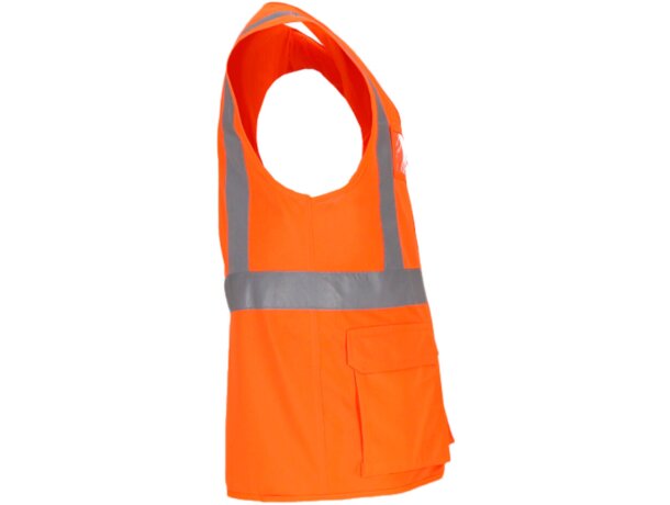 Chaleco ligero alta visibilidad Bridge con cintas reflectantes detalle 5